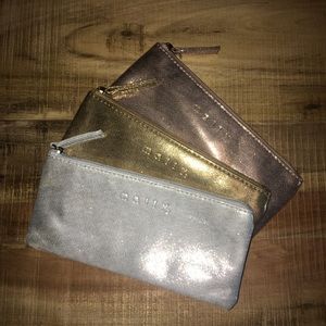 Mally metallic makeup bags✨